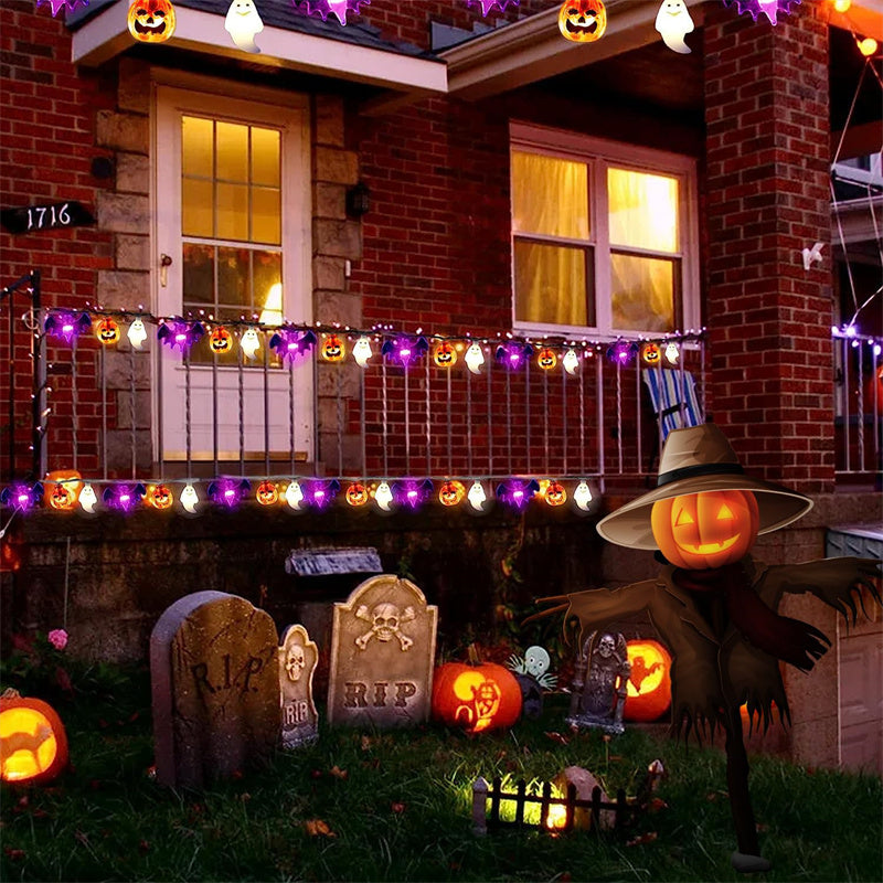 🦇 Lueur Macabre – Guirlande Halloween LED Envoûtante